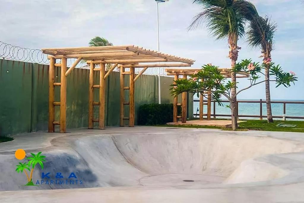 Cumbuco Wai Wai Apartamento com vista para o mar Exterior foto